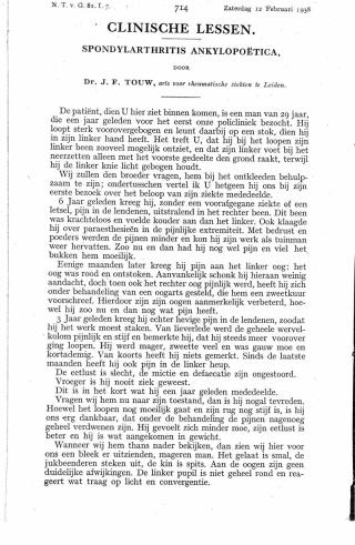 Eerste pagina van het artikel zoals het is gepubliceerd in het tijdschrift