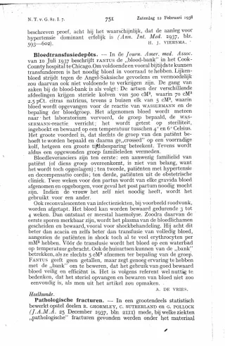 Eerste pagina van het artikel zoals het is gepubliceerd in het tijdschrift