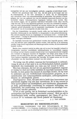 Eerste pagina van het artikel zoals het is gepubliceerd in het tijdschrift