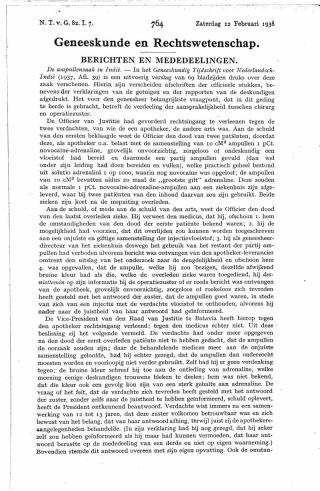 Eerste pagina van het artikel zoals het is gepubliceerd in het tijdschrift