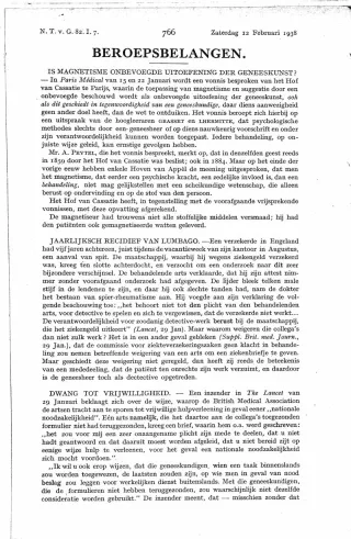 Eerste pagina van het artikel zoals het is gepubliceerd in het tijdschrift