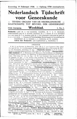 Eerste pagina van het artikel zoals het is gepubliceerd in het tijdschrift