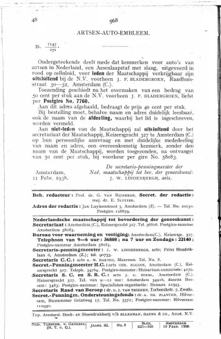 Eerste pagina van het artikel zoals het is gepubliceerd in het tijdschrift