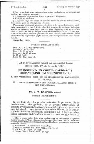 Eerste pagina van het artikel zoals het is gepubliceerd in het tijdschrift