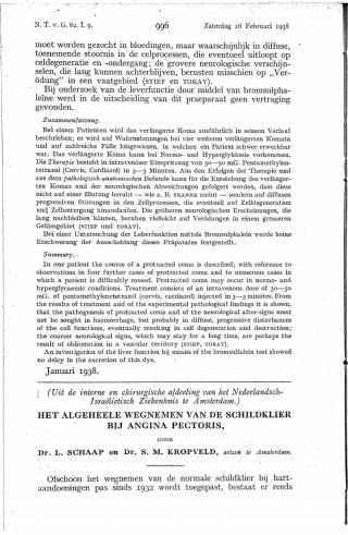 Eerste pagina van het artikel zoals het is gepubliceerd in het tijdschrift