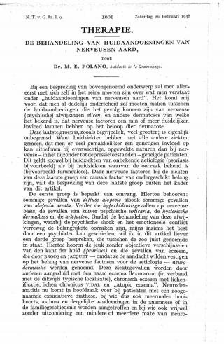 Eerste pagina van het artikel zoals het is gepubliceerd in het tijdschrift