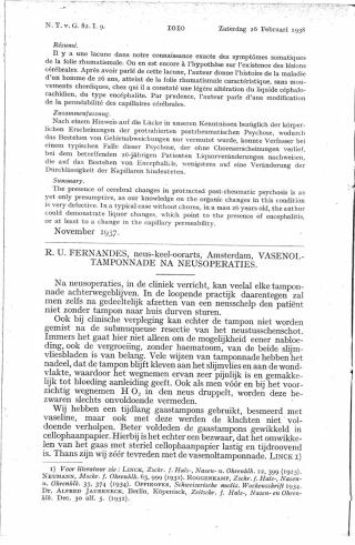 Eerste pagina van het artikel zoals het is gepubliceerd in het tijdschrift