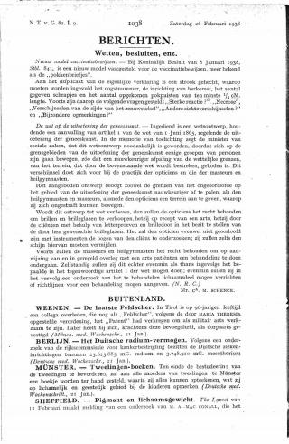 Eerste pagina van het artikel zoals het is gepubliceerd in het tijdschrift