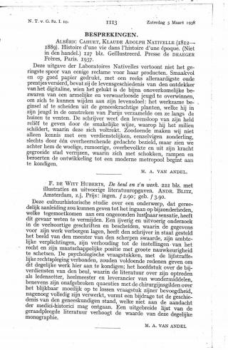 Eerste pagina van het artikel zoals het is gepubliceerd in het tijdschrift