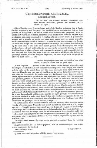 Eerste pagina van het artikel zoals het is gepubliceerd in het tijdschrift