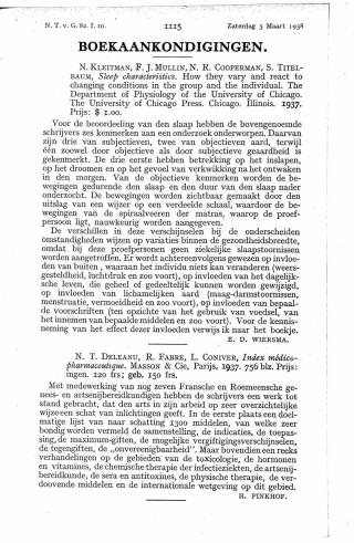 Eerste pagina van het artikel zoals het is gepubliceerd in het tijdschrift