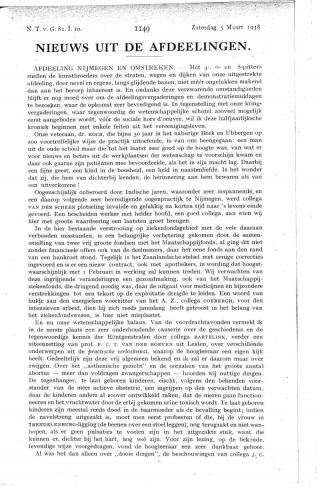 Eerste pagina van het artikel zoals het is gepubliceerd in het tijdschrift