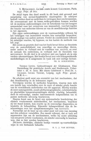 Eerste pagina van het artikel zoals het is gepubliceerd in het tijdschrift