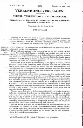 Eerste pagina van het artikel zoals het is gepubliceerd in het tijdschrift