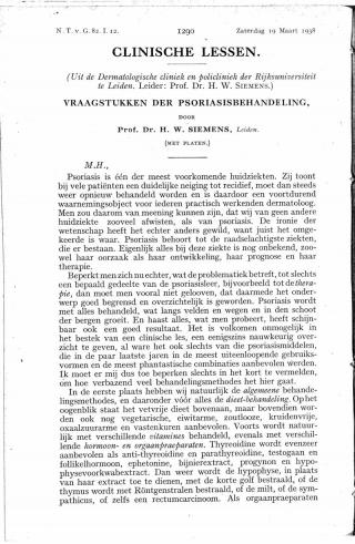 Eerste pagina van het artikel zoals het is gepubliceerd in het tijdschrift