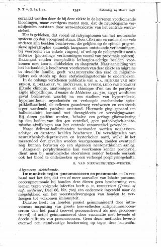 Eerste pagina van het artikel zoals het is gepubliceerd in het tijdschrift