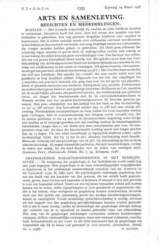 Eerste pagina van het artikel zoals het is gepubliceerd in het tijdschrift