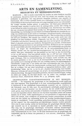 Eerste pagina van het artikel zoals het is gepubliceerd in het tijdschrift