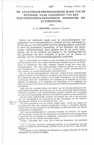 Eerste pagina van het artikel zoals het is gepubliceerd in het tijdschrift