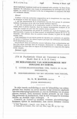 Eerste pagina van het artikel zoals het is gepubliceerd in het tijdschrift