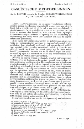 Eerste pagina van het artikel zoals het is gepubliceerd in het tijdschrift