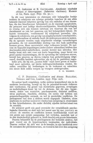 Eerste pagina van het artikel zoals het is gepubliceerd in het tijdschrift