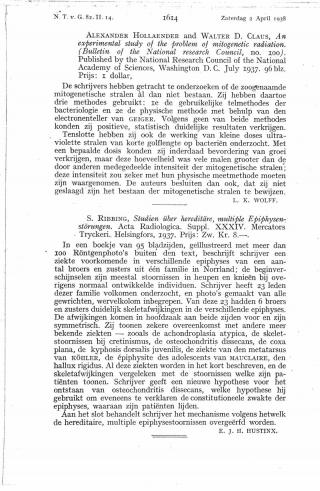 Eerste pagina van het artikel zoals het is gepubliceerd in het tijdschrift