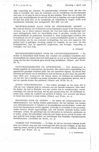 Eerste pagina van het artikel zoals het is gepubliceerd in het tijdschrift