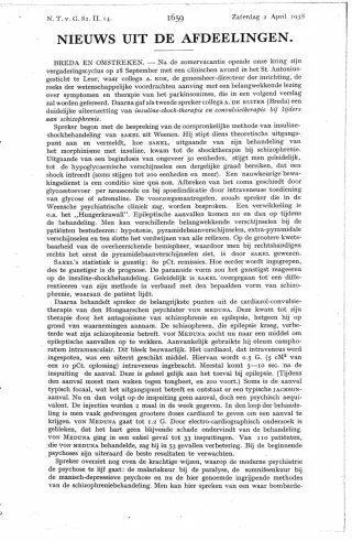 Eerste pagina van het artikel zoals het is gepubliceerd in het tijdschrift