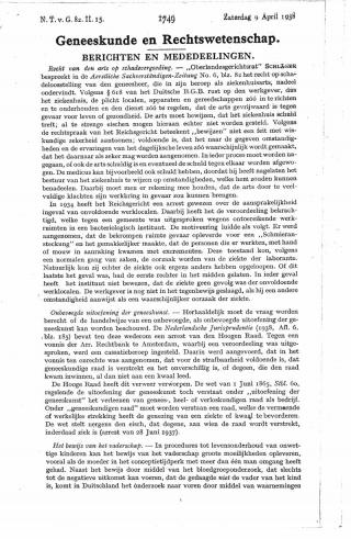 Eerste pagina van het artikel zoals het is gepubliceerd in het tijdschrift