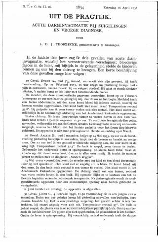 Eerste pagina van het artikel zoals het is gepubliceerd in het tijdschrift