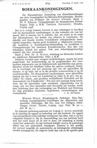 Eerste pagina van het artikel zoals het is gepubliceerd in het tijdschrift