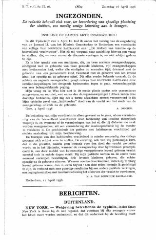 Eerste pagina van het artikel zoals het is gepubliceerd in het tijdschrift