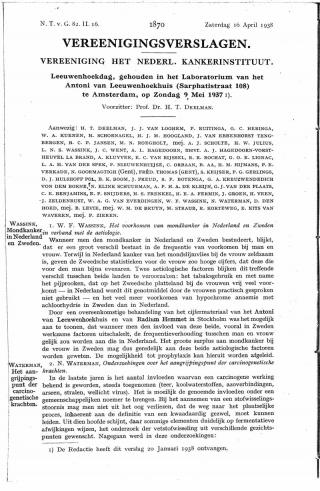 Eerste pagina van het artikel zoals het is gepubliceerd in het tijdschrift