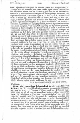 Eerste pagina van het artikel zoals het is gepubliceerd in het tijdschrift