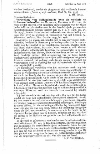 Eerste pagina van het artikel zoals het is gepubliceerd in het tijdschrift