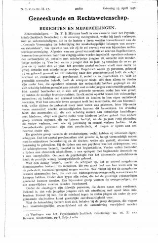 Eerste pagina van het artikel zoals het is gepubliceerd in het tijdschrift