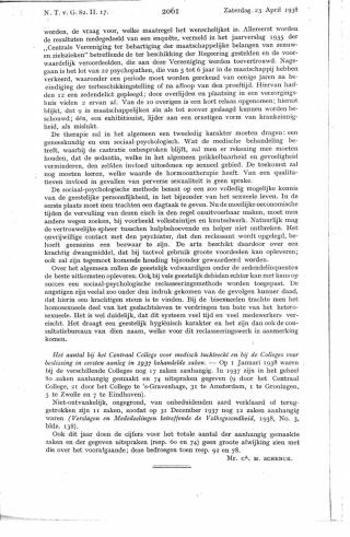 Eerste pagina van het artikel zoals het is gepubliceerd in het tijdschrift