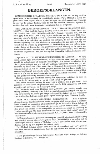 Eerste pagina van het artikel zoals het is gepubliceerd in het tijdschrift