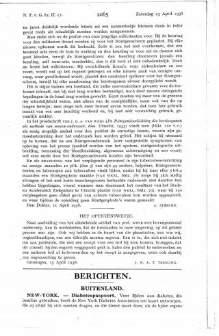 Eerste pagina van het artikel zoals het is gepubliceerd in het tijdschrift