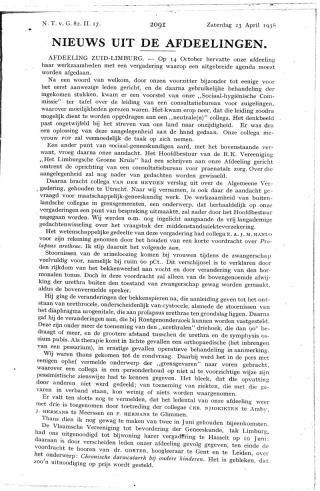 Eerste pagina van het artikel zoals het is gepubliceerd in het tijdschrift