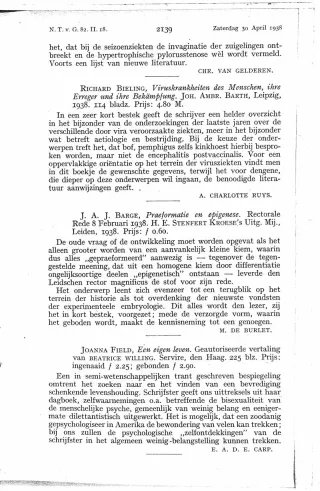 Eerste pagina van het artikel zoals het is gepubliceerd in het tijdschrift