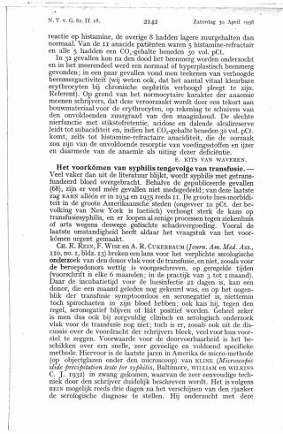 Eerste pagina van het artikel zoals het is gepubliceerd in het tijdschrift