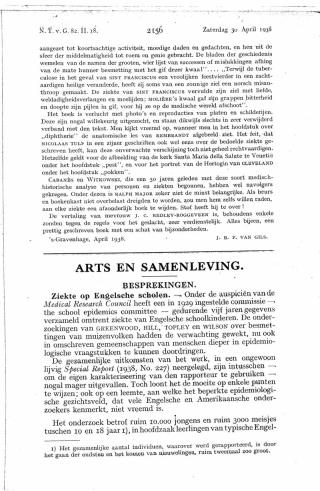 Eerste pagina van het artikel zoals het is gepubliceerd in het tijdschrift