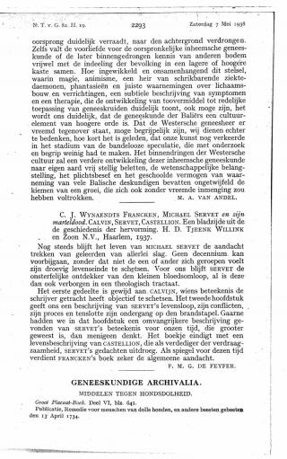 Eerste pagina van het artikel zoals het is gepubliceerd in het tijdschrift