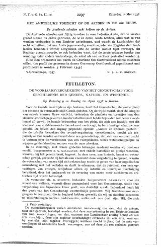 Eerste pagina van het artikel zoals het is gepubliceerd in het tijdschrift