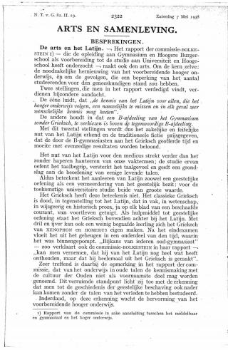 Eerste pagina van het artikel zoals het is gepubliceerd in het tijdschrift