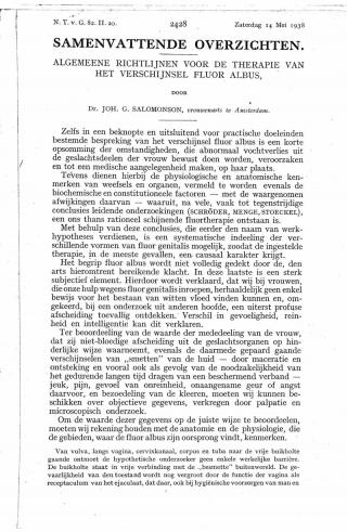 Eerste pagina van het artikel zoals het is gepubliceerd in het tijdschrift