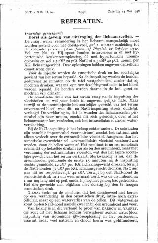 Eerste pagina van het artikel zoals het is gepubliceerd in het tijdschrift