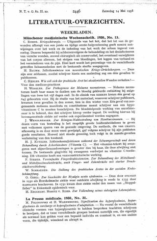 Eerste pagina van het artikel zoals het is gepubliceerd in het tijdschrift